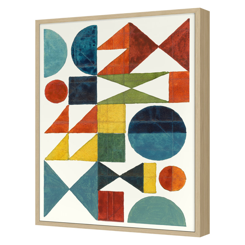 Solar Flare Print by Andy Burgess, 24" H x 18" W x 1.5" D, Nordic Oak