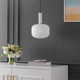 Kuro Single Light Ribbed Glass Dimmable Pendant