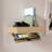 HIDE-A-SHELF White Oak Clear Finish Concealed Floating Shelf