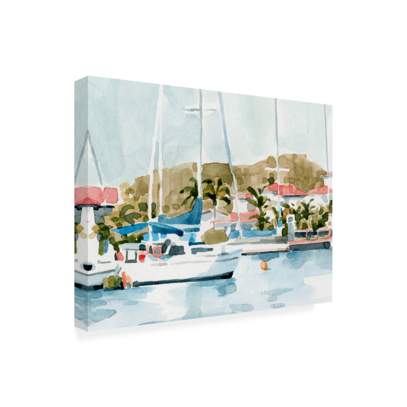 «Vintage Holiday II» par Emma Caroline, impression sur toile tendue, H 35 po x l 47 po x P 2 po