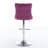 Swivel Velvet Barstools with Adjusatble Seat Height-1880070283-1880070262