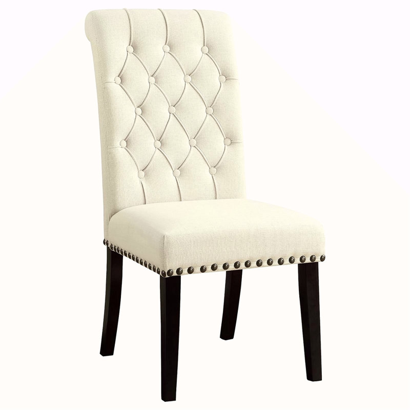 Tufted Side Chairs, Beige