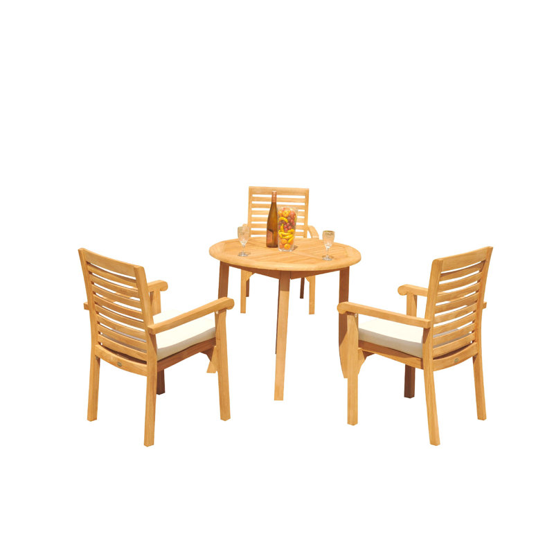 Ensemble repas pour 4 personnes Douberly, 90 po x 48 po x 31,5 po, 4