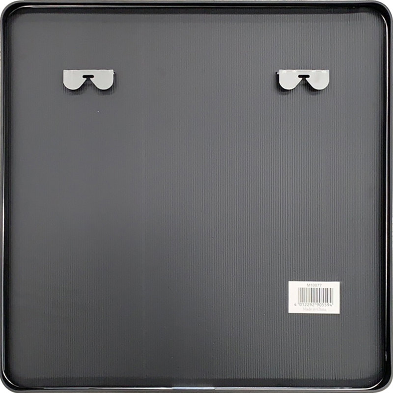 Metal Framed Wall Mounted Accent Mirror, 80cm H x 80cm W, Gold