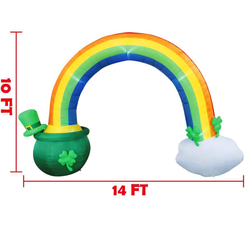 Arc-en-ciel et arc-en-ciel St. Patrick
