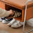 Brown Upholstered Bench