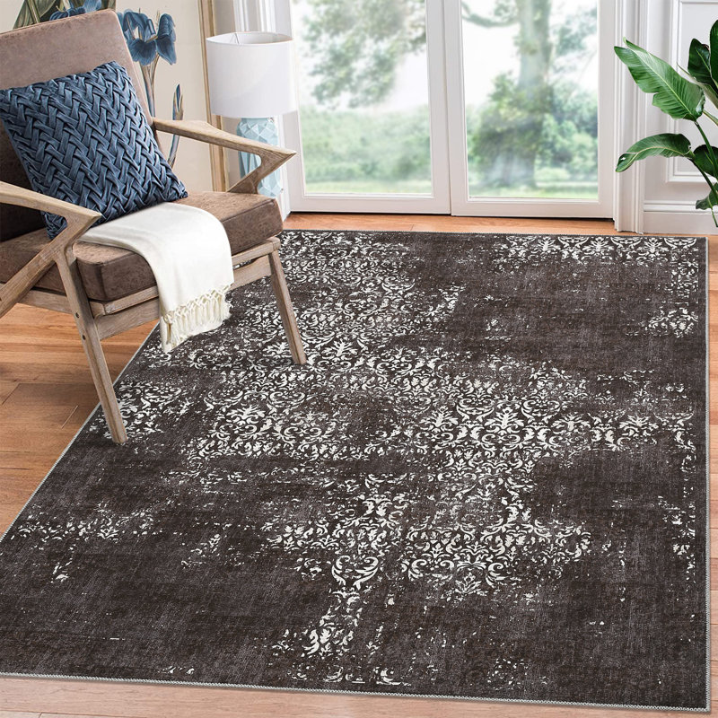 Tapis Karanveer avec envers antidérapant, Rectangle 8 pi x 10 pi