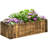 40" x 16" x 12"  Raised Garden Bed with Drainage Holes, Natural-31551645