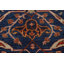 Tapis unique bleu / rouille / or 2 pi 5 po x 7 pi 5 po