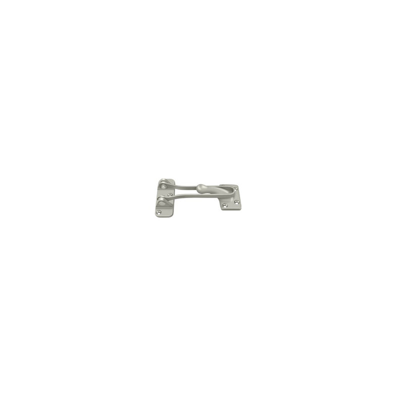 Deltana DG425U26 4" Door Guard in Polished Chrome, Satin Nickel