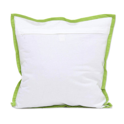 Striped Cotton Reversible Pillow Cover