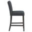 Ensemble de 2 chaises de comptoir rembourrées Boucle