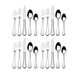 Mikasa Bellamy 20 Piece Flatware Set, Service For 4, 18/10 Stainless Steel