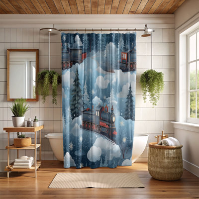 Rideau de douche Jolly Train - Premium