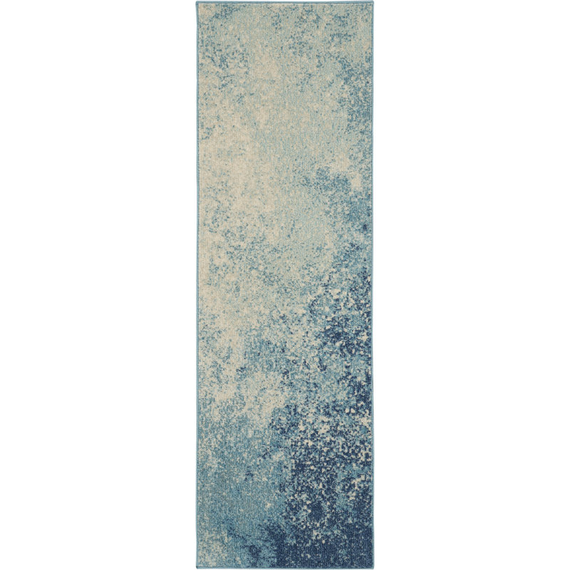 Tapis bleu marine, Tapis de couloir 1 pi 10 po x 6 pi