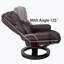 Fauteuil inclinable avec repose-pieds