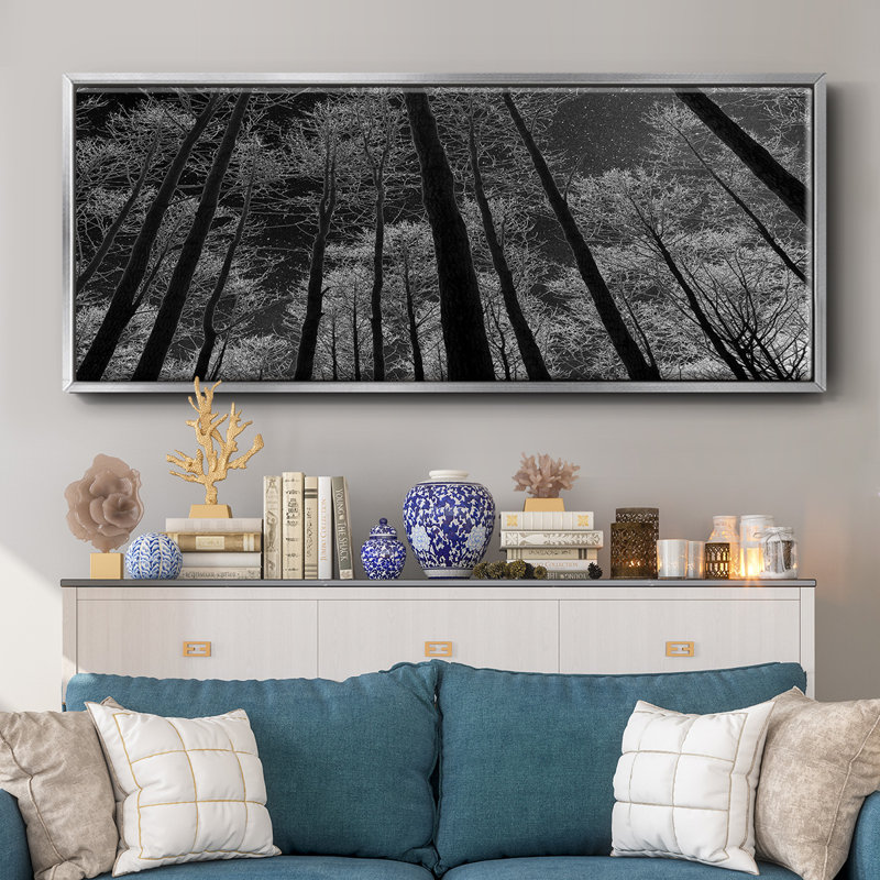 Night Sky- Framed Canvas, 20" H x 50" W