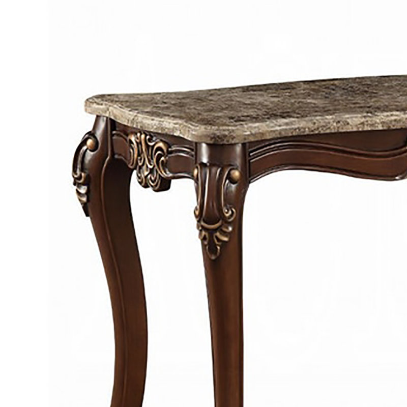 Gatland 55.5'' Marble Top Console Table