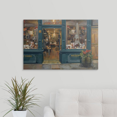 Yves " Parisian Wine Shop " by Marilyn Hageman