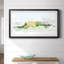 Tangerine Sunset I - peinture encadrée-58628959-58628960-58628965