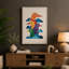 Stacked Birds Modern - Wrapped Canvas-2130704400-2130704412