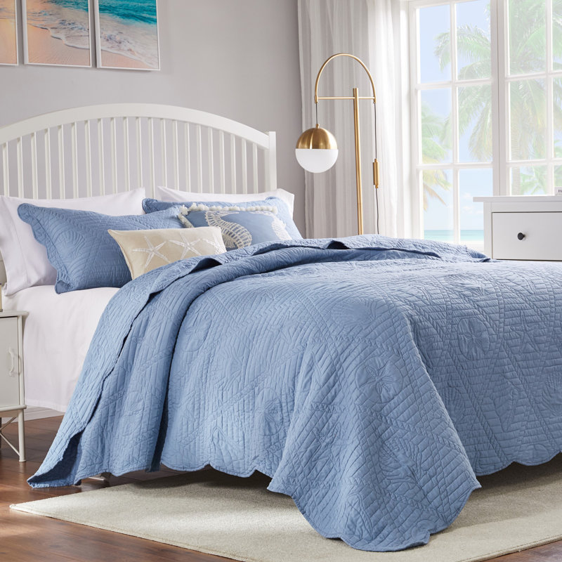 Taupe Reversible Microfiber Full Quilt Set