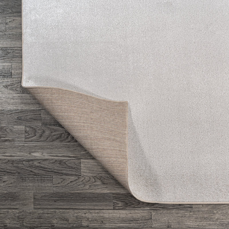 Tapis gris clair Twyla Classic, Rectangle 4pi x 6 pi