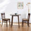 Zida Solid Wood Upholstered Ladder Back Side Chair Set of 2-959293408