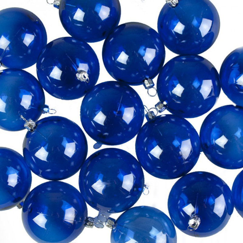 9cm Bauble, Blue