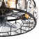 Arenijus 18" Caged Crystal Ceiling Fan with Remote Control and Light Kit Included