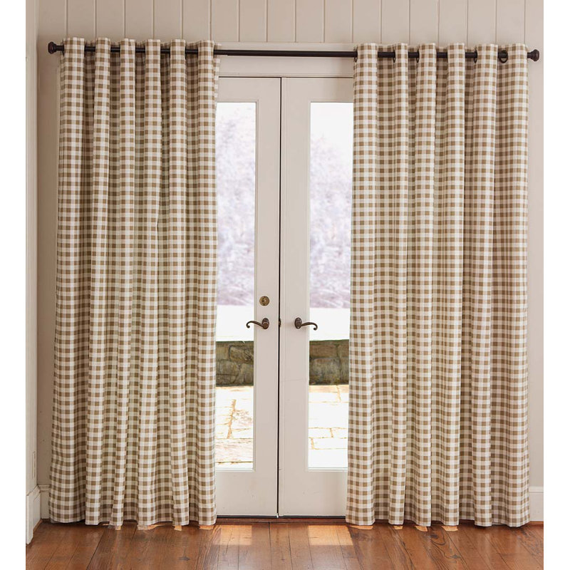 Thermalogic Room Darkening Curtain, 40" W x 54" L, Wheat