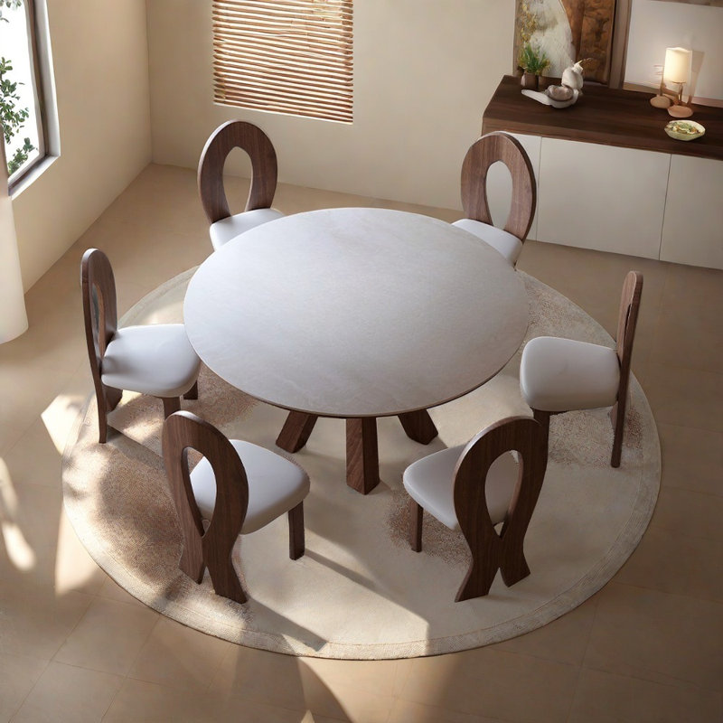 Ensemble de tables rondes Vintage, H 29,52 po x L 53,14 po x l 53,14 po