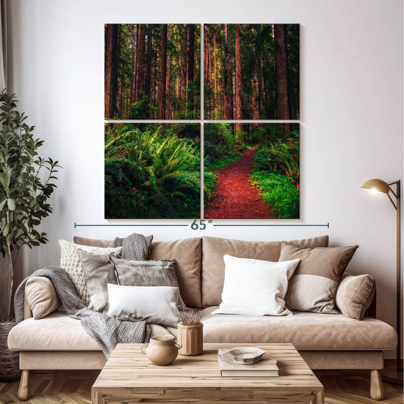 Alvord Redwood Forest Trail, 50" H x 50" W