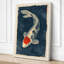 Drifting Koi Japandi - Wrapped Canvas-1147631887-1147631923