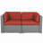 Rister 59'' Wide Wicker with Cushions-1535410289