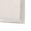 Miroir de commode Diaz avec design biseauté, cadre en bois gris clair 38 x 44
