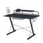 Bureau d'ordinateur avec tablette en carbone noir