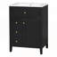 Meuble-lavabo polyvalent avec rangement abondant et attrait moderne-302290993