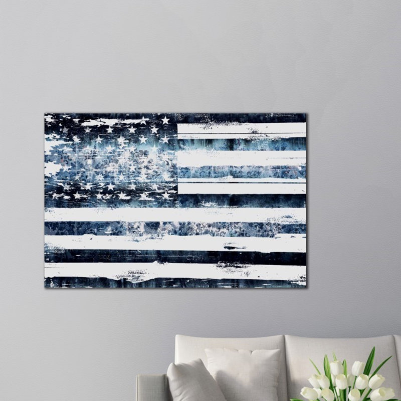 " Surf Flag " by Oliver Gal, 20" H x 30" W x 1.5" D