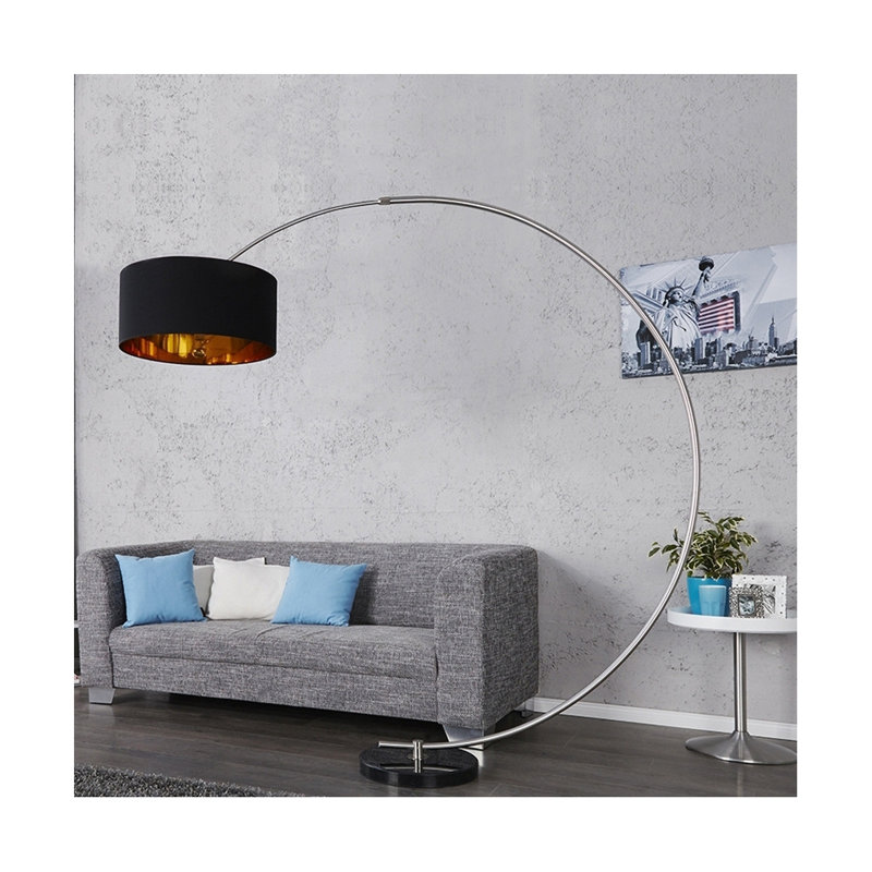 Darby 180cm Chrome Arched Floor Lamp