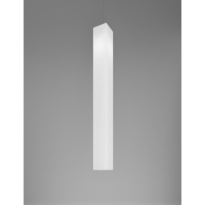 Tubes Suspension 60 White Glossy Matt Nickel E26 Ul