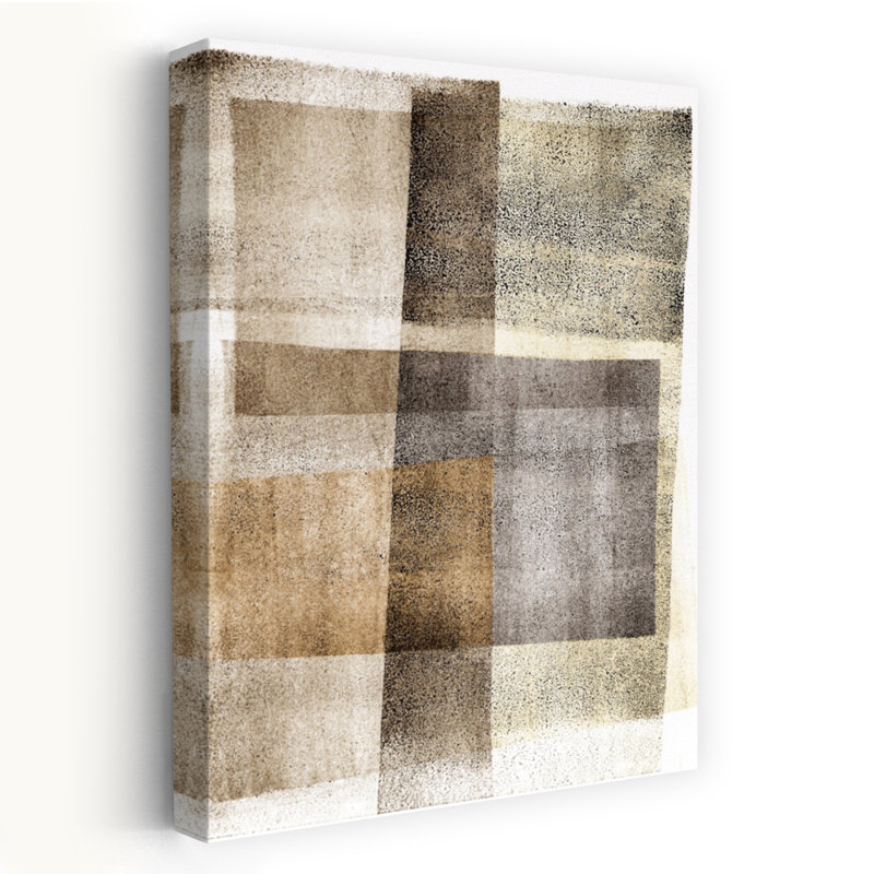 Contemporary Art Abstract Contemporary Geometric Wall Art by Alexandra Weise - Wrapped Canvas Print, 30.48 cm H x 20.32 cm W