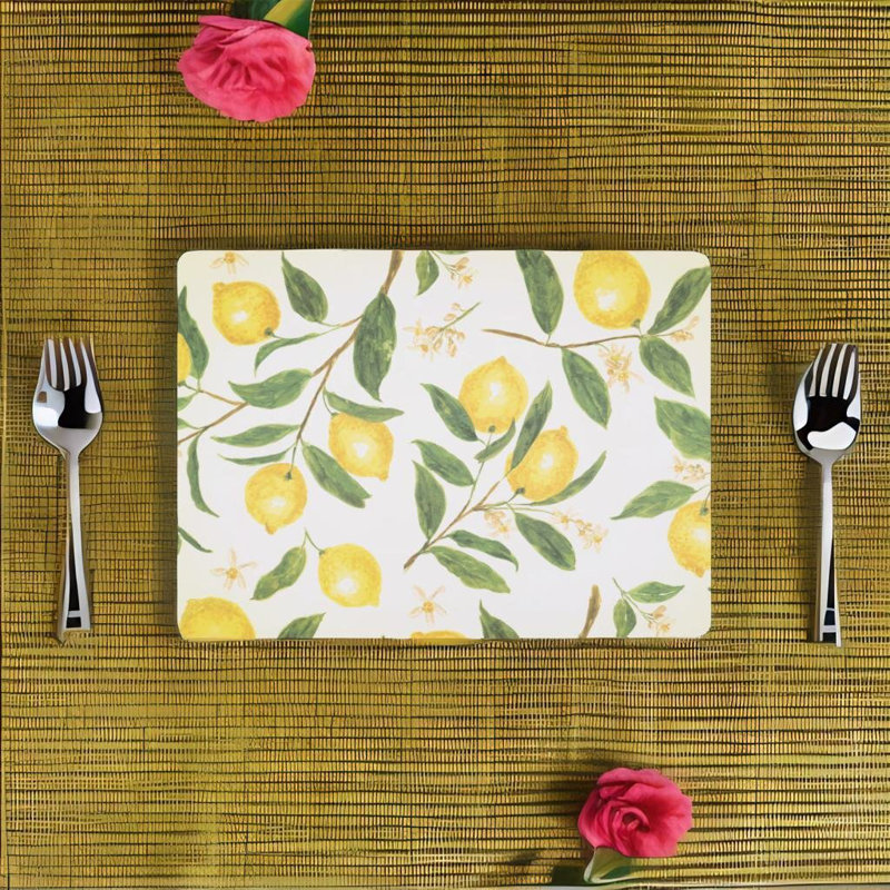 Shephard Cotton Floral Rectangle Placemat