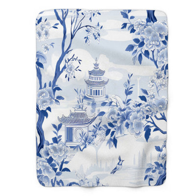 Chinoiserie Patterns - 1 pièce Sherpa Premium