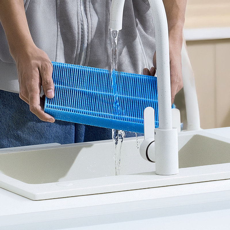 Air Purifier Filter Replacement, Compatible with KJ420F-A35 Filter Accessories with Precision Mesh Screen, Washable & Reusable, Easy to Replace for Indoor Room Office Humidifying, Blue