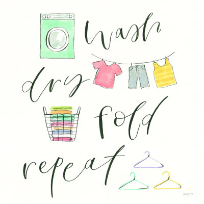 " Wash Dry Fold Repeat V " by Jenaya Jackson
