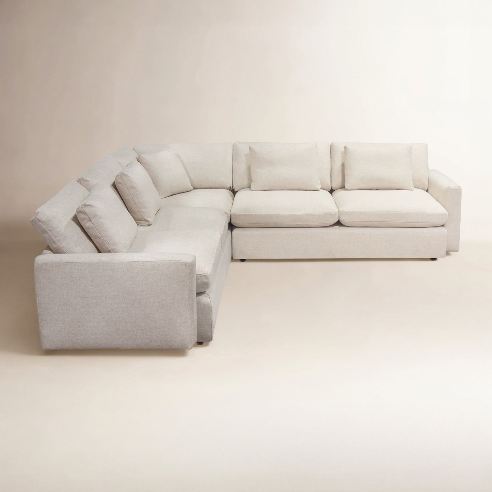Desma Upholstered Down Filled L-Sectional