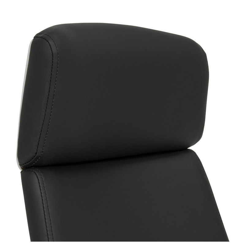 Latitude Run® Adjustable Reclining Ergonomic Swiveling PC & Racing Game Chair in Black