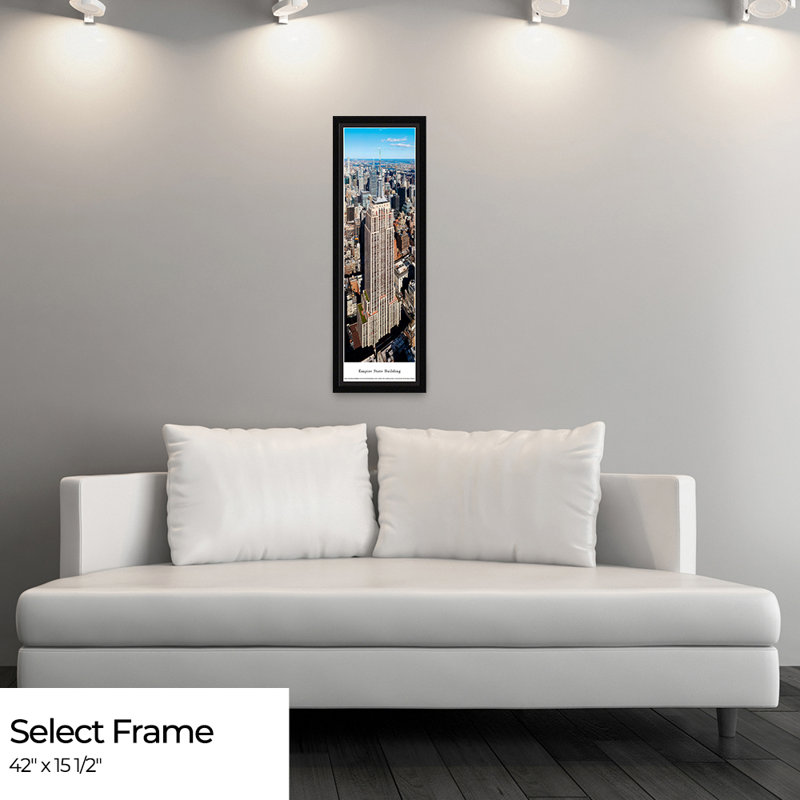 " Empire State Building " by James Blakeway, Black Select Frame, 15.5" H x 42" W