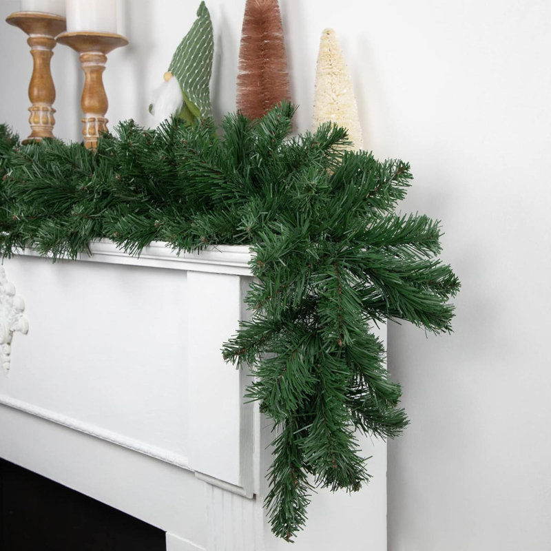 Guirlande de Noël artificielle épinette Colorado, 9 pi x 10 po, vert
